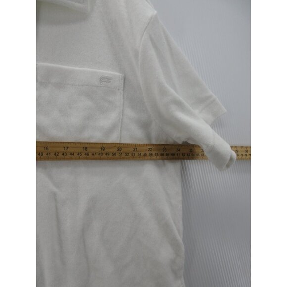 Fabletics Shirt Medium Island Terry Cloth Boxy Shirt Button Up NWT * - Picture 5 of 13